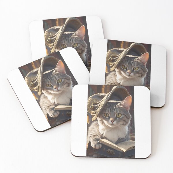 Item preview, The Scholar Cat designed and sold by Meowsterpiece23.