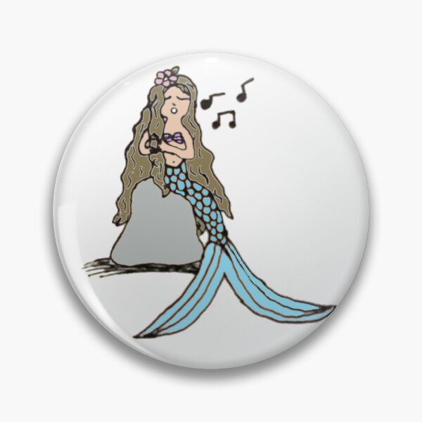 Item preview, Light Brown-haired Mermaid Doodle designed and sold by katherineperry3.