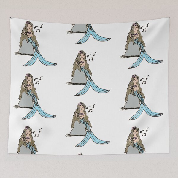 Item preview, Light Brown-haired Mermaid Doodle designed and sold by katherineperry3.