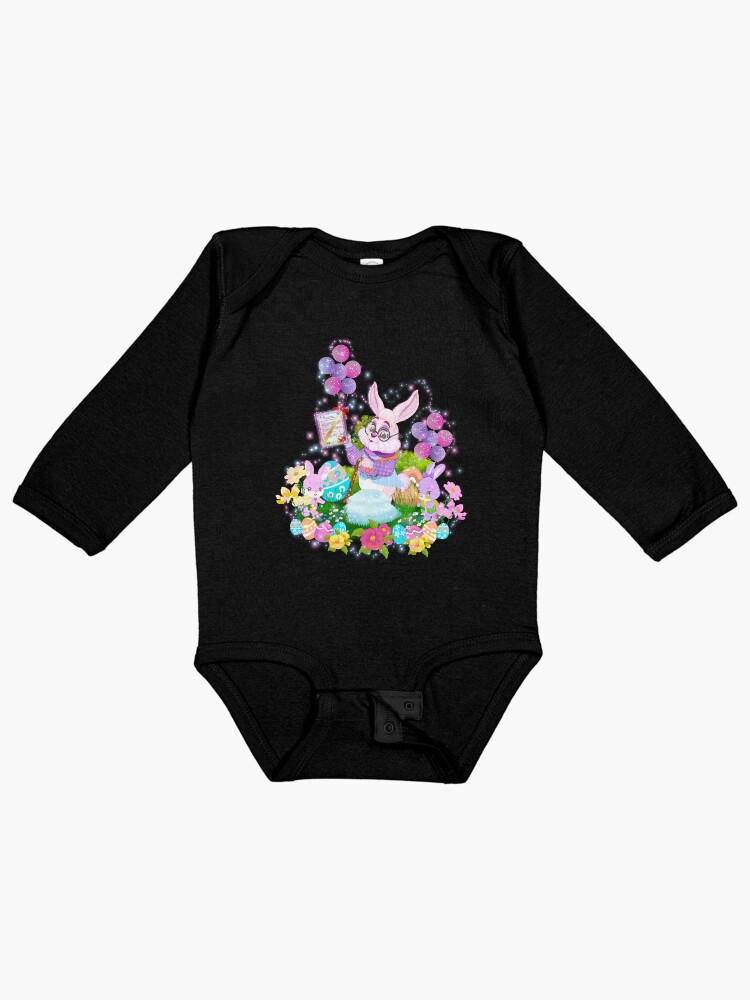 Thumbnail 1 of 2, Baby One-Piece, A Special Easter Message from Earnest the Easter Bunny! designed and sold by FairyBookClub.