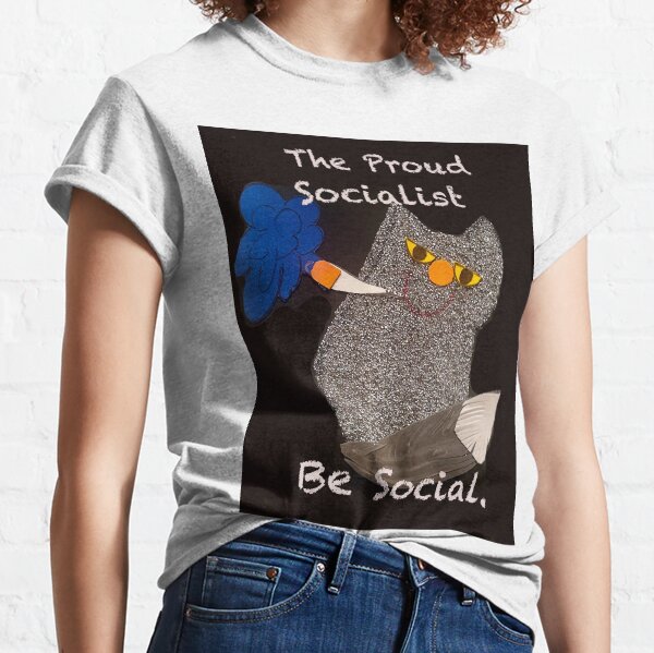 Vista previa del artículo con la obra «El orgulloso socialista.», diseñado y vendido por Blastarr.