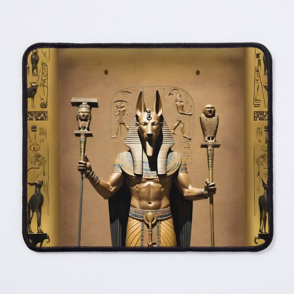 Item preview, Ancient Egyptian God Anubis Mythological Art designed and sold by PrometheusStyle.