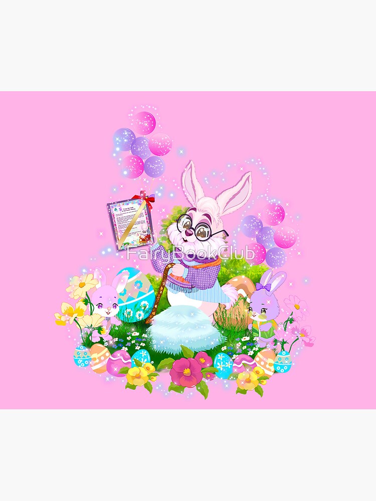 Thumbnail 5 of 5, Mouse Pad, A Special Easter Message from Earnest the Easter Bunny! designed and sold by FairyBookClub.