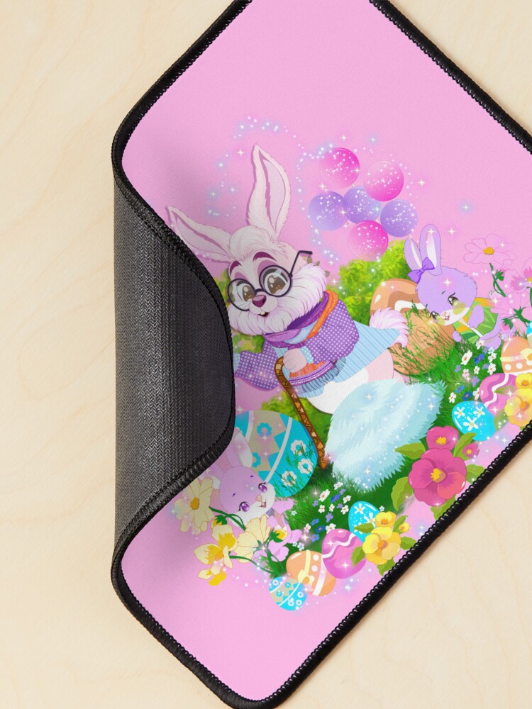Thumbnail 2 of 5, Mouse Pad, A Special Easter Message from Earnest the Easter Bunny! designed and sold by FairyBookClub.