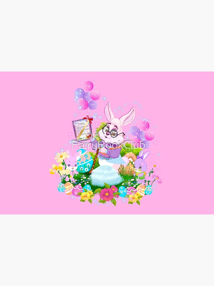 Thumbnail 6 of 6, Bath Mat, A Special Easter Message from Earnest the Easter Bunny! designed and sold by FairyBookClub.