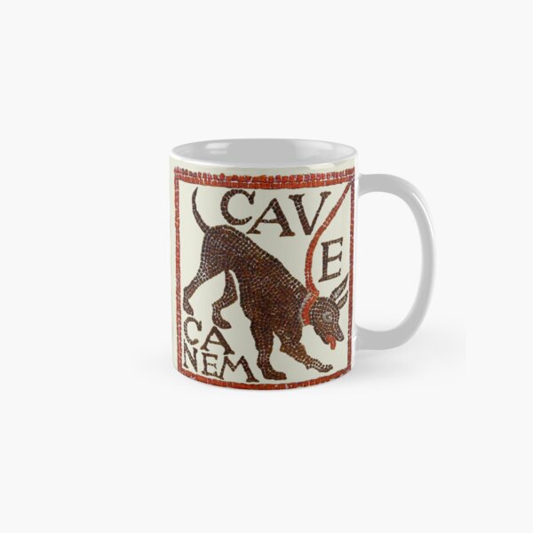 Item preview, Antique Roman Mosaic Cave Canem Beware The Dog designed and sold by Pixelchicken.