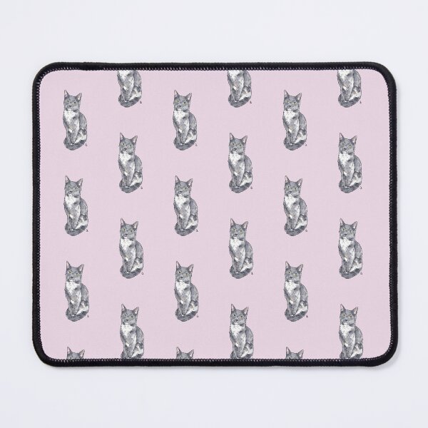 Item preview, Gray and white cat designed and sold by rita-andi.