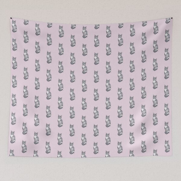 Item preview, Gray and white cat designed and sold by rita-andi.
