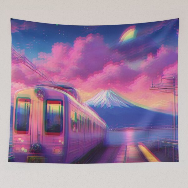 Item preview, Final stop: Fuji! (dreamlike, blurry) designed and sold by asanaworld.