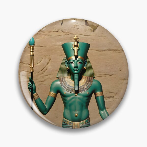Item preview, Ancient Egyptian God Osiris Mythological Art designed and sold by PrometheusStyle.
