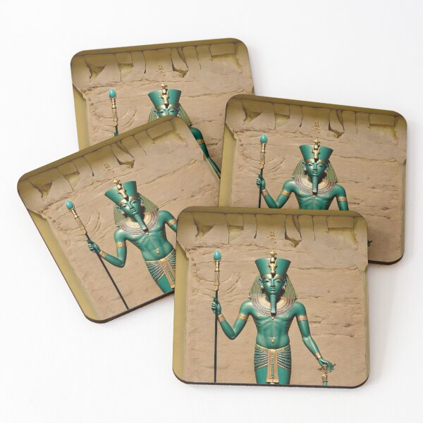 Item preview, Ancient Egyptian God Osiris Mythological Art designed and sold by PrometheusStyle.