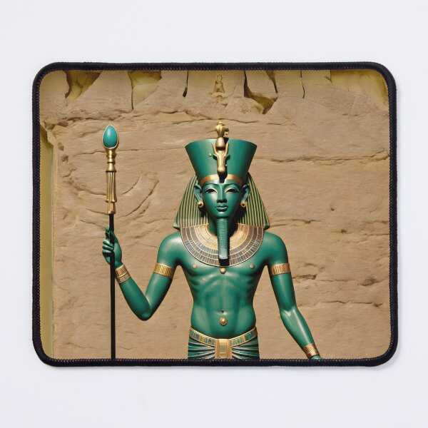 Item preview, Ancient Egyptian God Osiris Mythological Art designed and sold by PrometheusStyle.