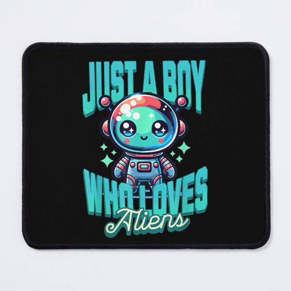 Item preview, Just a Boy Who Loves Alien designed and sold by Alluka Brand.