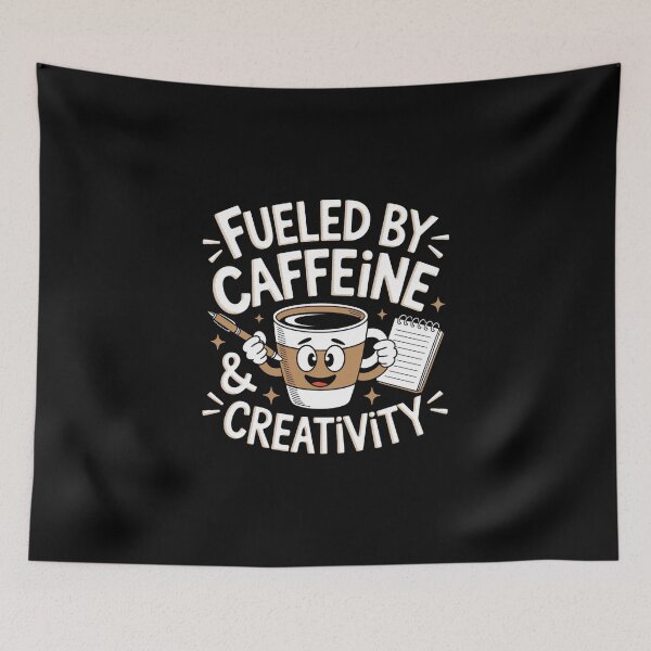 Item preview, Fueled by Caffeine & Creativity designed and sold by MagicWander.