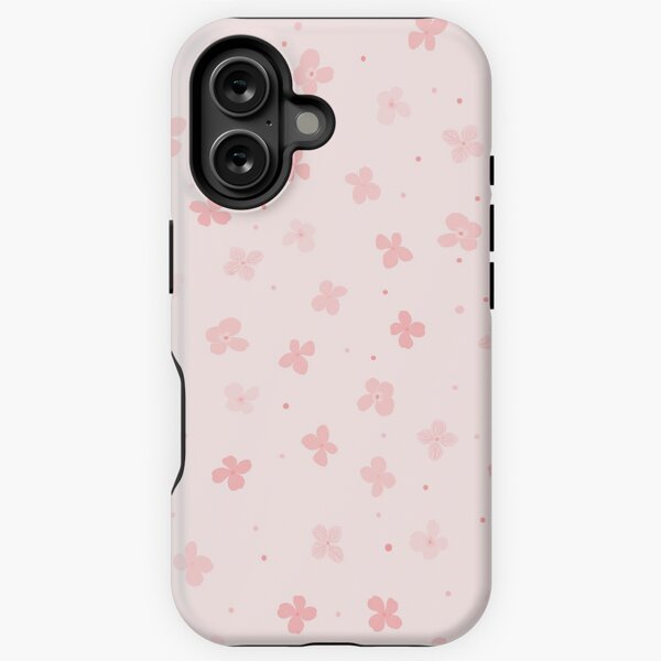 Vista previa del artículo con la obra «Flores rosas sobre fondo rosa», diseñado y vendido por PixelPalmPrints.