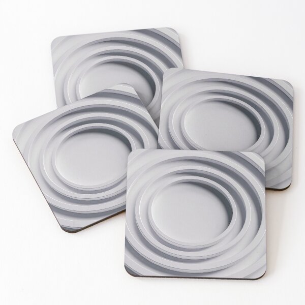 Item preview, white rings or circles in 3D designed and sold by Alf Ribeiro.