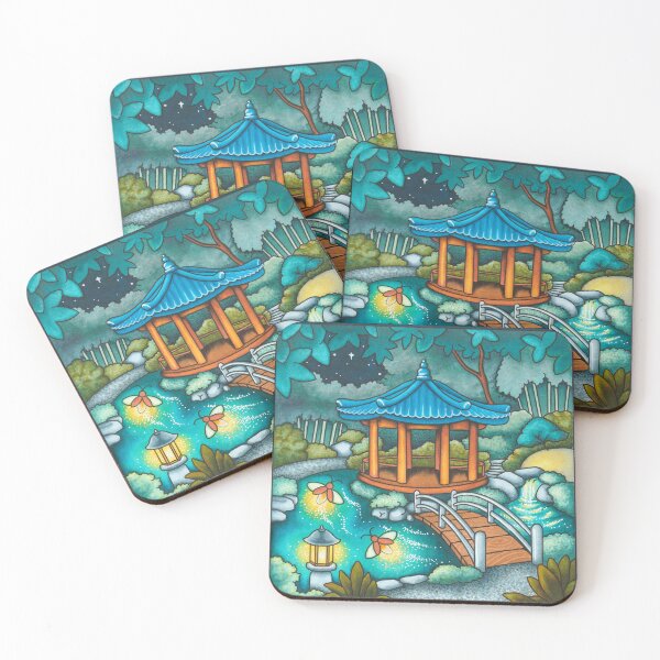 Item preview, Night Pond in Korea designed and sold by tahniosterman.