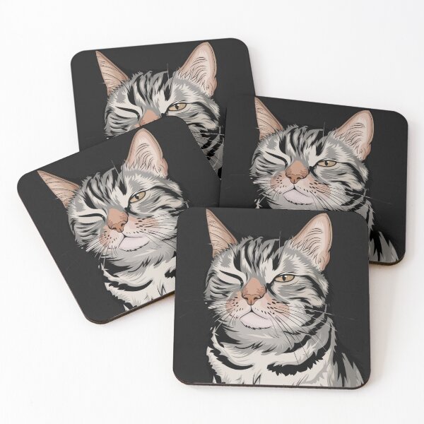 Item preview, Winking Cat designed and sold by GadiDesignArt.
