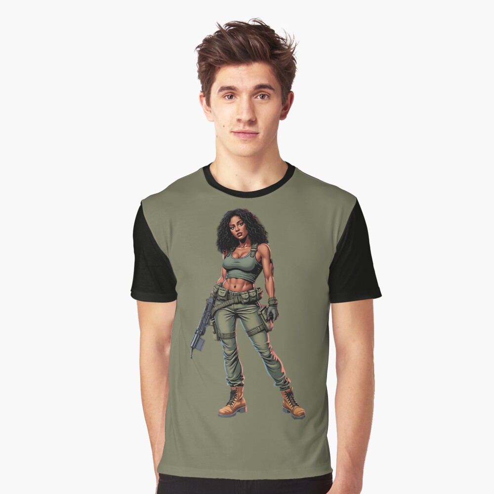 Vista previa del artículo con la obra «Camiseta gráfica», diseñado y vendido por macadolie.