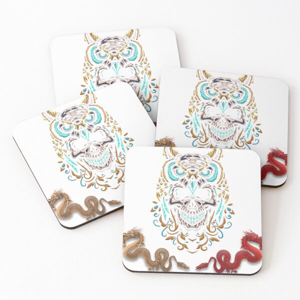 Item preview, Owl, Skull, and Dragons - Mystical Trinity designed and sold by GAGO5.