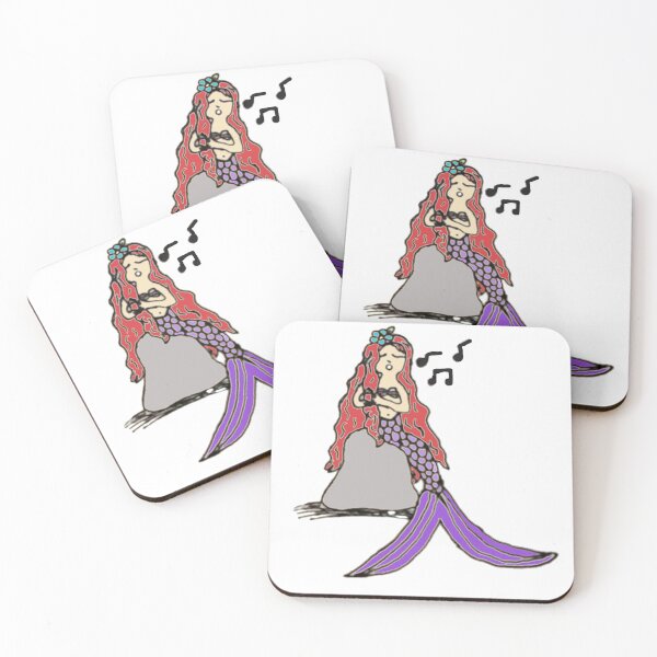 Item preview, Red-haired Mermaid Doodle designed and sold by katherineperry3.