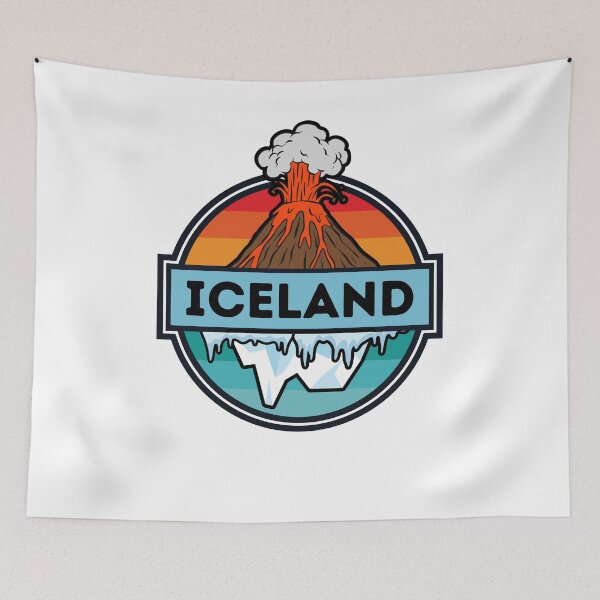 Item preview, Iceland - Iceland Stamp - Funny gifts for Iceland enthusiasts designed and sold by iX-Physio.