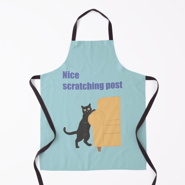 Item preview, Mischievous cat art : Nice scratching post Blue version designed and sold by TheGrandLordCat.