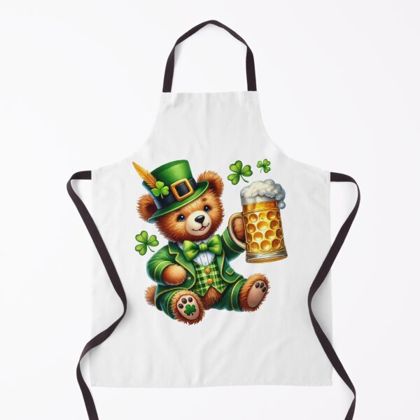 Item preview, March 17, Saint Patrick's Day, Lucky Bear, Lucky Beer designed and sold by LissethsWorld.