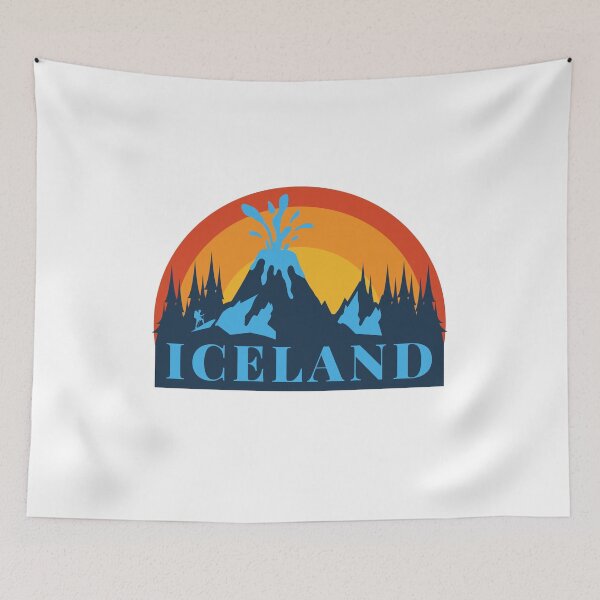 Item preview, Iceland - Iceland Stamp - Funny gifts for Iceland enthusiasts designed and sold by iX-Physio.