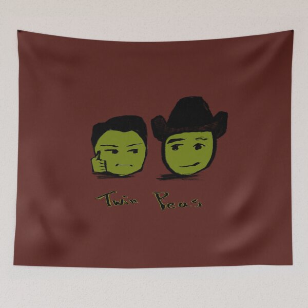 Artikelvorschau, Twin Peas – Dale Cooper – Sheriff Harry Truman – Twin Peaks (Fanart von mir) entworfen und verkauft von strangerabbit.
