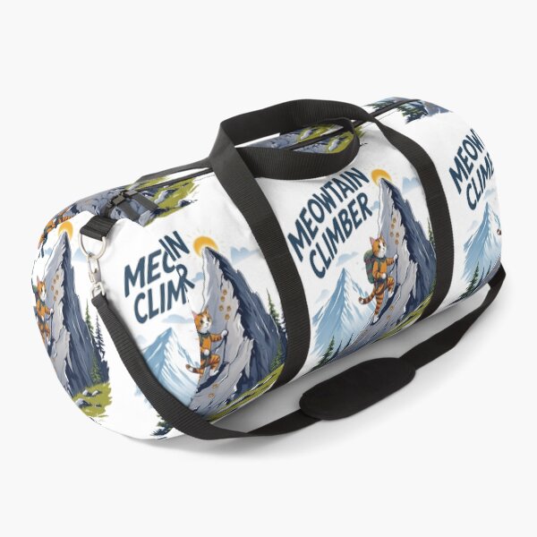 Item preview, Meowtain Climber – Adventure Cat Scaling a Mountain designed and sold by bannzy.