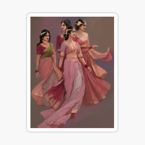 Item preview, “Rosy Rituals” Indian wear  designed and sold by crowdedsolitude.