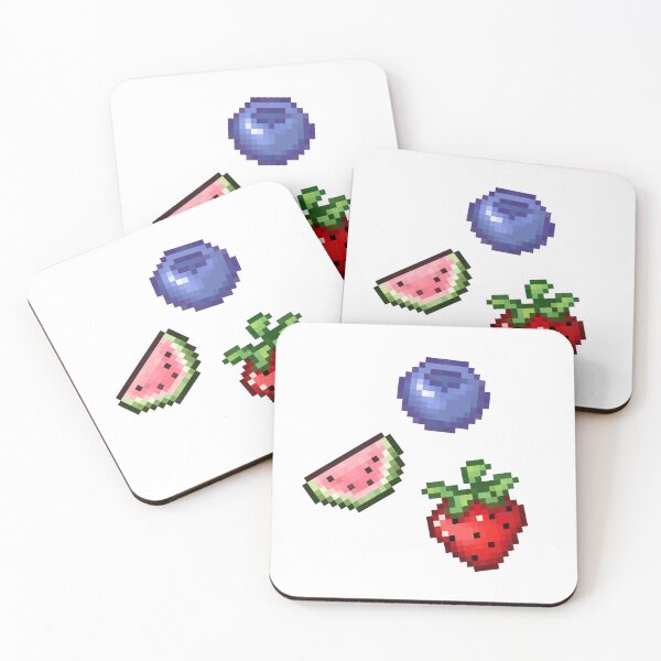 Item preview, Pretty Pixel Fruits designed and sold by Yusraah's Art.