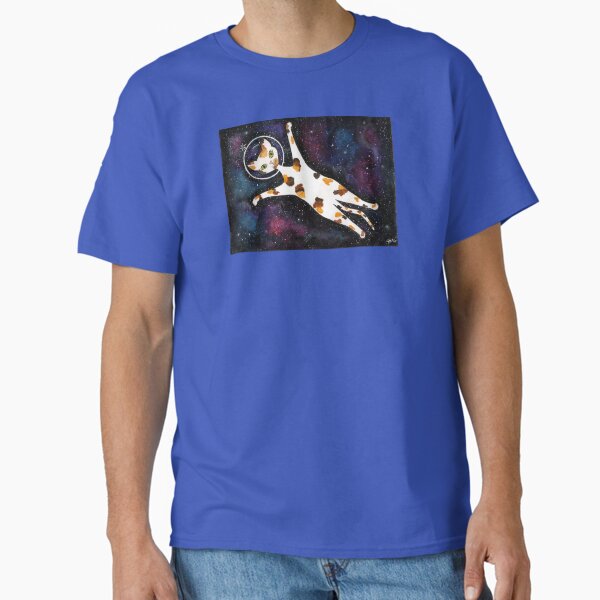 Calico Cat Astronaut Spacewalk Classic T-Shirt