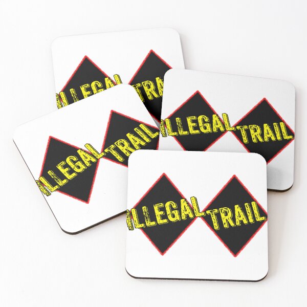 Artikelvorschau, Illegaler Weg entworfen und verkauft von Average Dude Riding Hard Trails.
