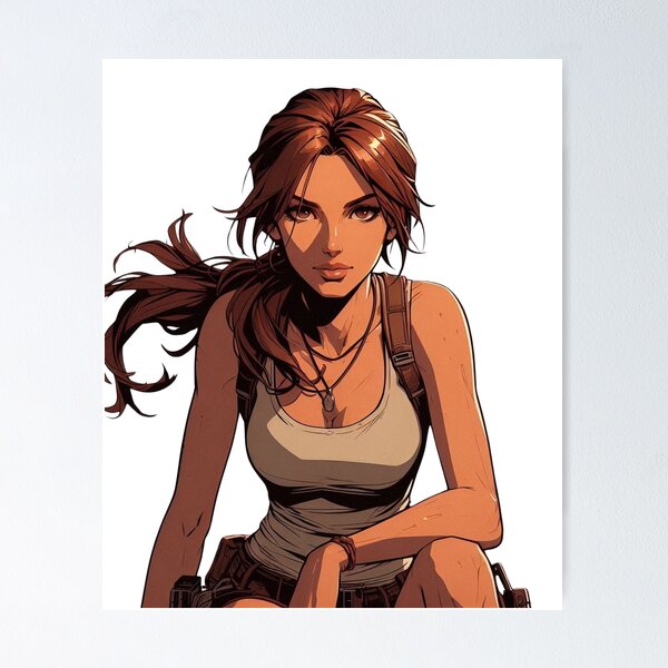 Item preview, Tomb Raider Lara Croft - Gaming Character designed and sold by CitylineArt.