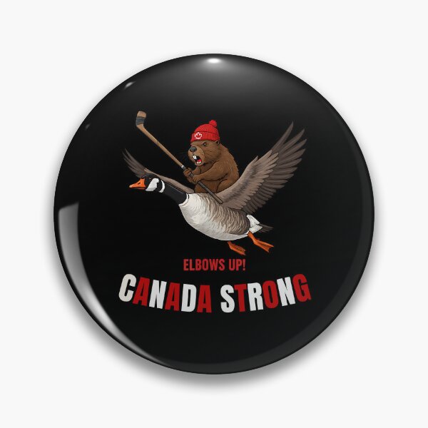 Item preview, Elbows Up  Beaver  Canada True North Strong and Free Proud Canadian designed and sold by Spaceslafr.