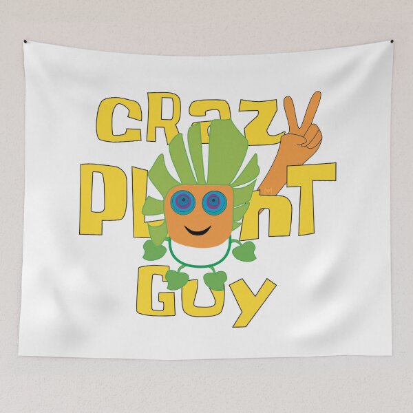 Item preview, Crazy Plant and Peace Loving Guy - Cute designed and sold by MoePark.