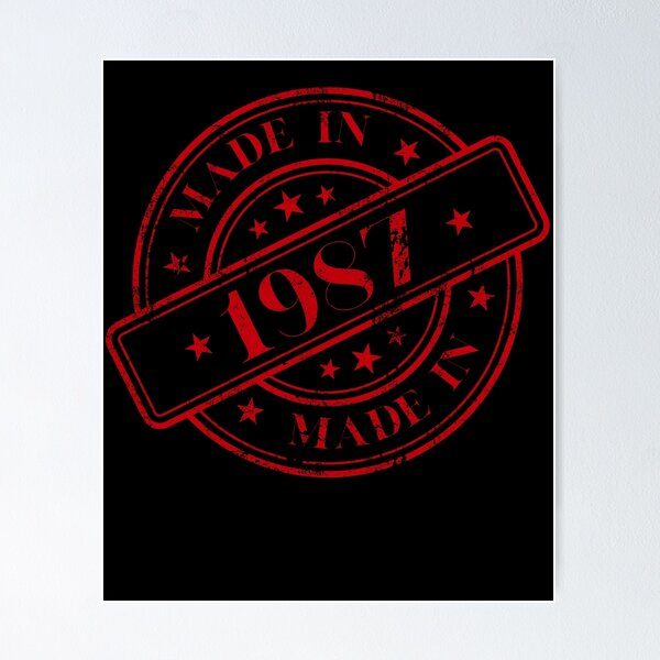 Item preview, Made In 1987 designed and sold by DesingHeven.