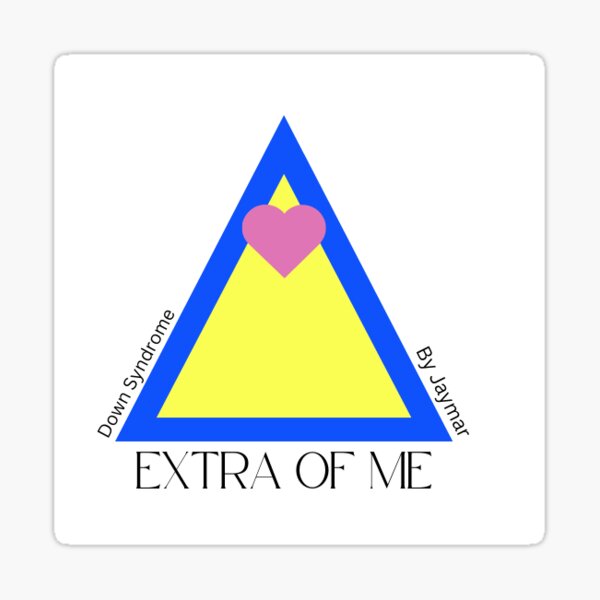 Item preview, Down Syndrome Love Triangles designed and sold by Mariela Vega.