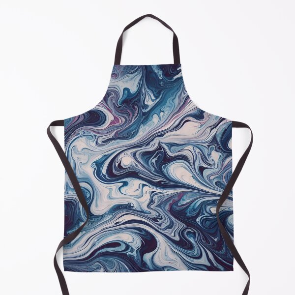 Item preview, Smooth Futuristic Violet and Blue Abstract Marble   designed and sold by Stageless Designs.