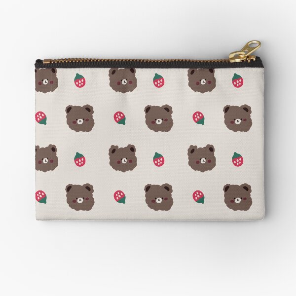Vista previa del artículo con la obra «Lindo oso con estampado de fresa», diseñado y vendido por kateyangdesign.
