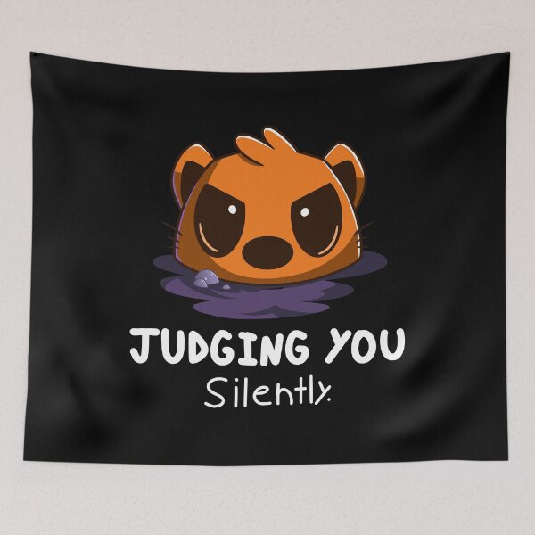 Item preview, The Otter Is Judging You Silently designed and sold by RedPandaTee.