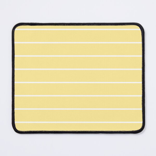 Item preview, Buttery Yellow with White Breton Stripes designed and sold by BubbleGalaxy.