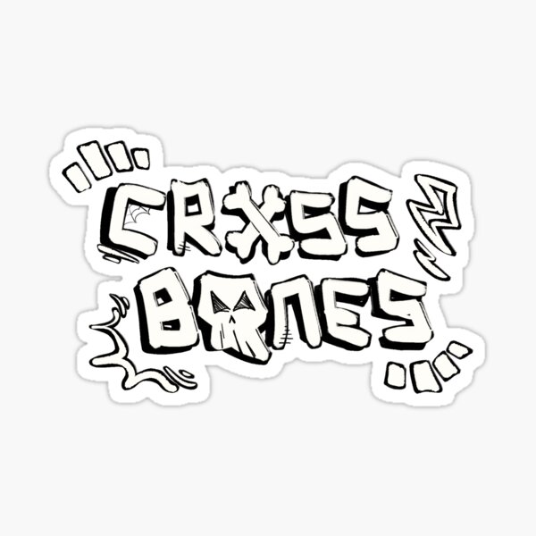 Artikel-Vorschau von Logo mit gekreuzten Knochen, designt und verkauft von cryptids-crypt.