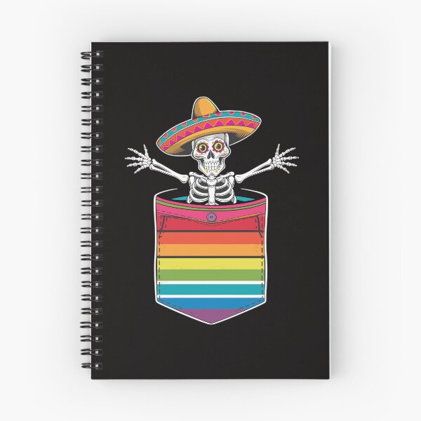 Aperçu de l'œuvre Serape Skeleton Mariachi – Art de poche festif de Cinco De Mayo créée et vendue par InspireSticker.