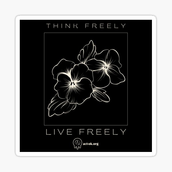 Think Freely Sticker