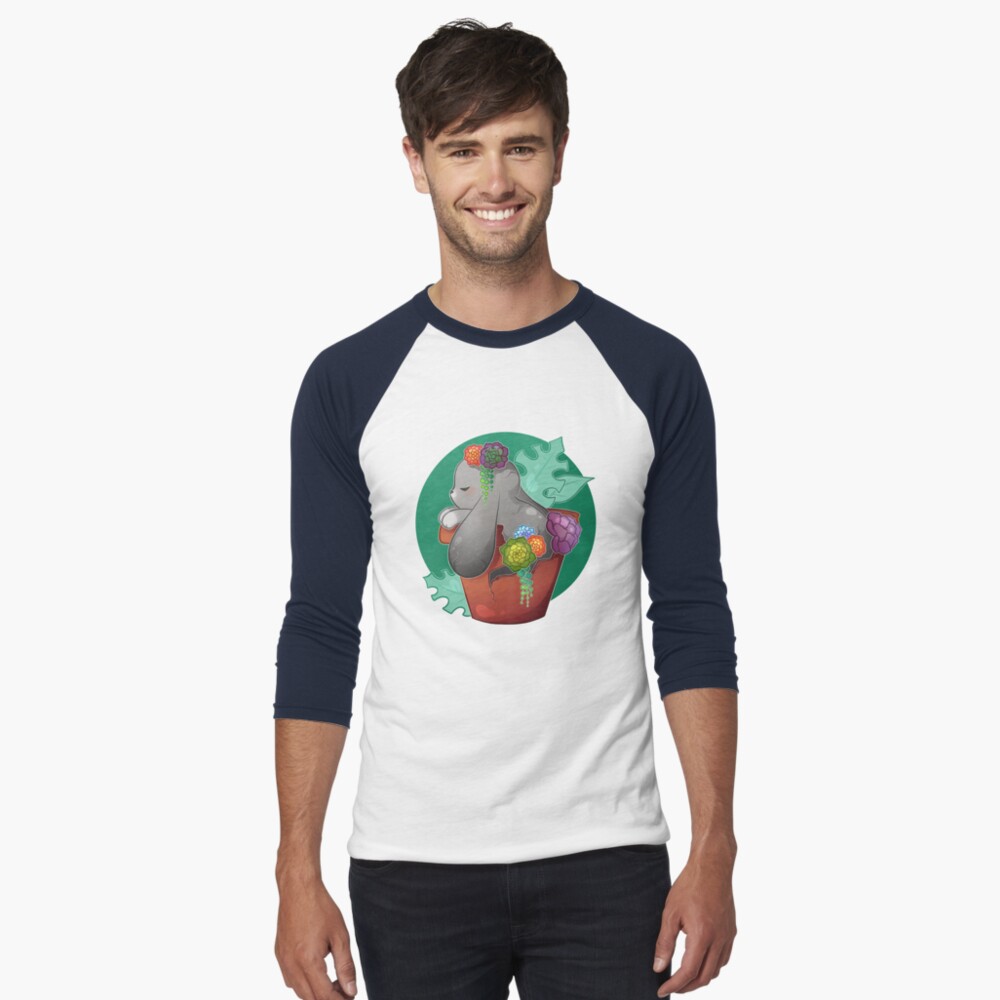 Item preview, Baseball ¾ Sleeve T-Shirt designed and sold by heysoleilart.