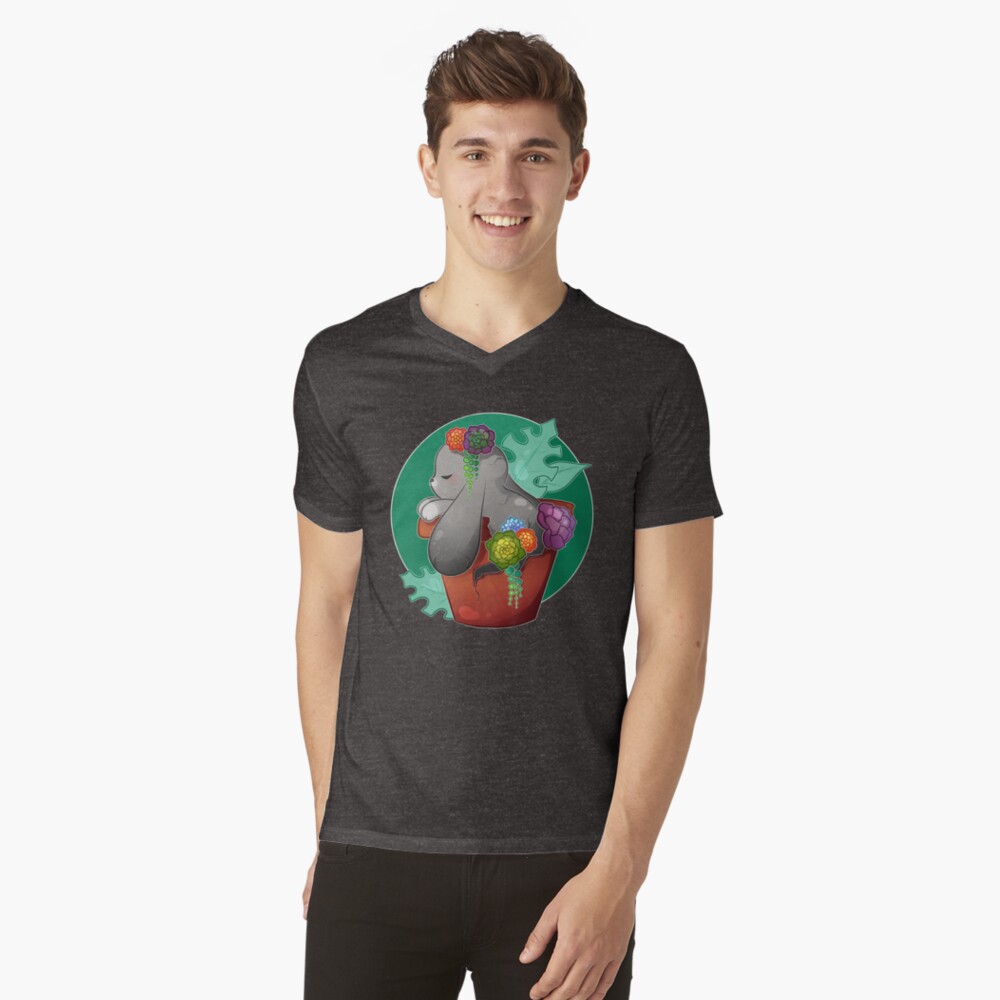 Item preview, V-Neck T-Shirt designed and sold by heysoleilart.