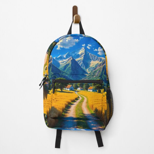 Artikelvorschau, Charmantes Bergdorf mit atemberaubender Aussicht entworfen und verkauft von Artistic canvas store.